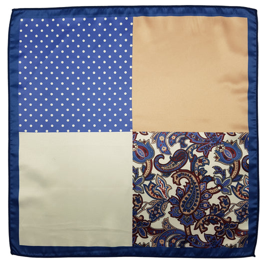 Paisley Patch Work Pocket Square