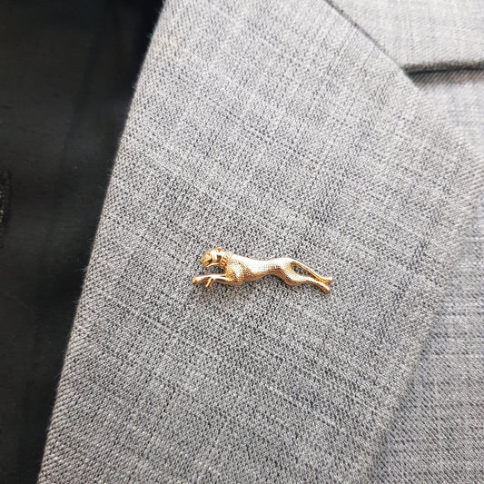 Golden Prowl Lapel Pin