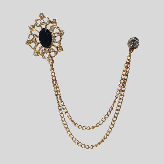 Golden Royal Gem Brooch