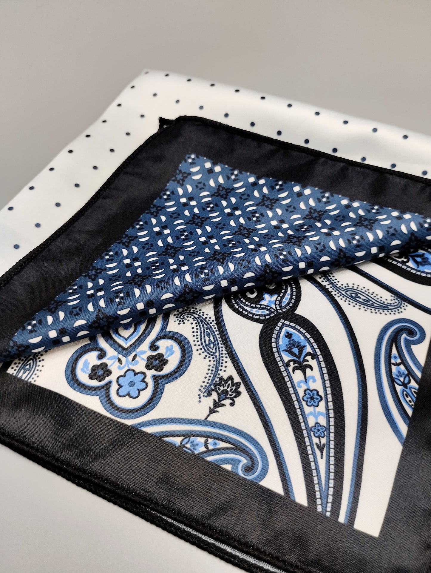 The Indigo Mix Pocket Square