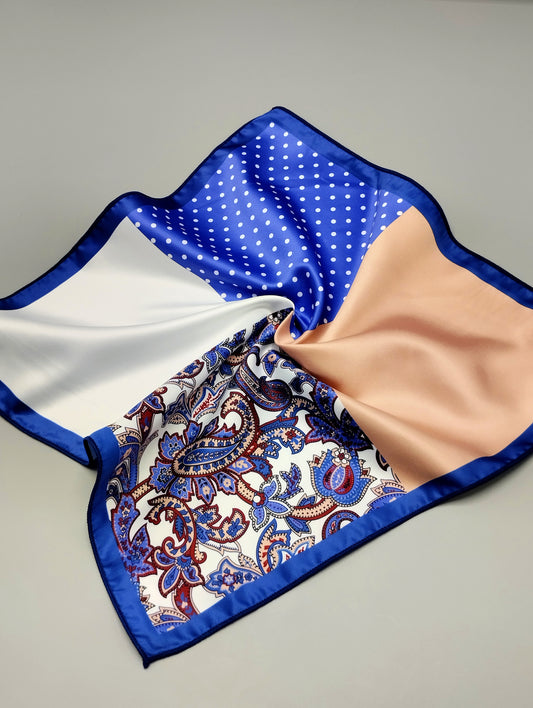 Paisley Patch Work Pocket Square