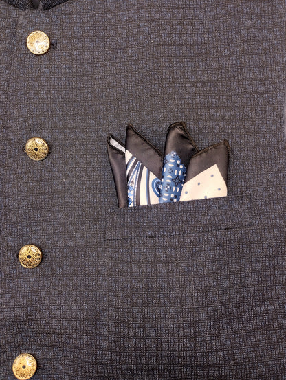 The Indigo Mix Pocket Square