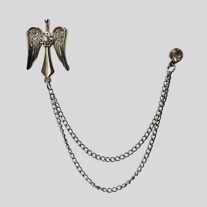 Angel Wing Chain Brooch